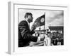 Sen. John F. Kennedy Campaigning for President-null-Framed Photographic Print