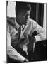 Sen. John F. Kennedy During His Presidential Campaign-null-Mounted Photographic Print
