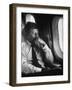 Sen. John F. Kennedy on His Private Plane During His Presidential Campaign-null-Framed Photographic Print