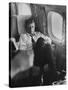 Sen. John F. Kennedy on His Private Plane During His Presidential Campaign-null-Stretched Canvas