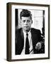 Sen. John F. Kennedy Posing for Picture-null-Framed Premium Photographic Print