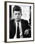 Sen. John F. Kennedy Posing for Picture-null-Framed Premium Photographic Print