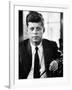 Sen. John F. Kennedy Posing for Picture-null-Framed Premium Photographic Print