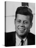 Sen. John F. Kennedy, Posing for Picture-null-Stretched Canvas