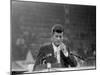 Sen. John F. Kennedy Speaking at Democratic National Convention-null-Mounted Photographic Print