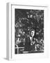 Sen. John F. Kennedy Speaking at the 1960 Democratic National Convention-Ed Clark-Framed Photographic Print