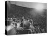 Sen. John F. Kennedy Speaking at the 1960 Democratic National Convention-Ed Clark-Stretched Canvas