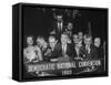 Sen. John F. Kennedy Speaking at the Democratic National Convention-null-Framed Stretched Canvas