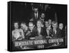 Sen. John F. Kennedy Speaking at the Democratic National Convention-null-Framed Stretched Canvas