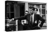 Sen. John F. Kennedy Visiting Oak Ridge National Laboratory, Feb. 24, 1959-null-Stretched Canvas
