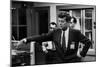 Sen. John F. Kennedy Visiting Oak Ridge National Laboratory, Feb. 24, 1959-null-Mounted Photo