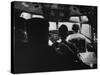 Sen. John F. Kennedy with His Staff on His Presidential Campaign Plane-null-Stretched Canvas