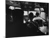 Sen. John F. Kennedy with His Staff on His Presidential Campaign Plane-null-Mounted Photographic Print