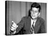 Sen John Kennedy after Making a Foreign Policy Speech in the Senate-null-Stretched Canvas