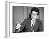 Sen John Kennedy after Making a Foreign Policy Speech in the Senate-null-Framed Photo