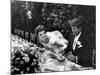 Sen. John Kennedy and His Bride Jacqueline in Their Wedding Attire-Lisa Larsen-Mounted Photographic Print