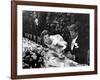 Sen. John Kennedy and His Bride Jacqueline in Their Wedding Attire-Lisa Larsen-Framed Photographic Print