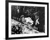 Sen. John Kennedy and His Bride Jacqueline in Their Wedding Attire-Lisa Larsen-Framed Photographic Print