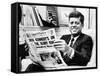 Sen John Kennedy Becomes the Front-Runner for the 1960 Democratic Presidential Nomination-null-Framed Stretched Canvas