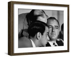 Sen. Joseph R. Mccarthy and Lawyer Roy M. Cohn, During the Army-Mccarthy Hearings-null-Framed Photographic Print