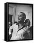 Sen. Lyndon B. Johnson at the Democratic National Convention-null-Framed Stretched Canvas