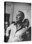 Sen. Lyndon B. Johnson at the Democratic National Convention-null-Stretched Canvas