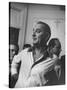 Sen. Lyndon B. Johnson at the Democratic National Convention-null-Stretched Canvas