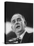 Sen. Lyndon B. Johnson Making Speech During His Vice-Presidential Campaign-null-Stretched Canvas