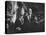 Sen. Lyndon B. Johnson Shaking Hands with Sen. John F. Kennedy as Robert F. Kennedy Watches-null-Stretched Canvas