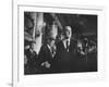 Sen. Lyndon B. Johnson Shaking Hands with Sen. John F. Kennedy as Robert F. Kennedy Watches-null-Framed Photographic Print