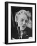 Sen. Margaret Chase Smith Talking into Mike During Sen. Lyndon Johnson's Hearings in the Senate-null-Framed Photographic Print