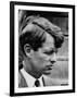 Sen. Robert F. Kennedy Arriving at La Guardia Airport-Loomis Dean-Framed Photographic Print