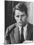 Sen. Robert F. Kennedy Attending a Labor Hearing-Ed Clark-Mounted Photographic Print
