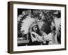 Sen. Robert F. Kennedy Becoming Honorary Member of Sioux Tribe-null-Framed Photographic Print