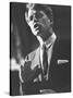 Sen. Robert F. Kennedy Campaigning for Local Democratics in New York State-null-Stretched Canvas