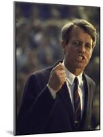 Sen. Robert Kennedy Giving Speech During Campaign Stop-null-Mounted Photographic Print