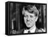 Sen Robert Kennedy Talking with Reporters on This 42nd Birthday, Nov 20, 1967-null-Framed Stretched Canvas