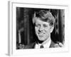 Sen Robert Kennedy Talking with Reporters on This 42nd Birthday, Nov 20, 1967-null-Framed Photo