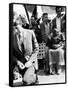 Sen Robert Kennedy Worships with Cesar Chavez-null-Framed Stretched Canvas