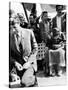 Sen Robert Kennedy Worships with Cesar Chavez-null-Stretched Canvas