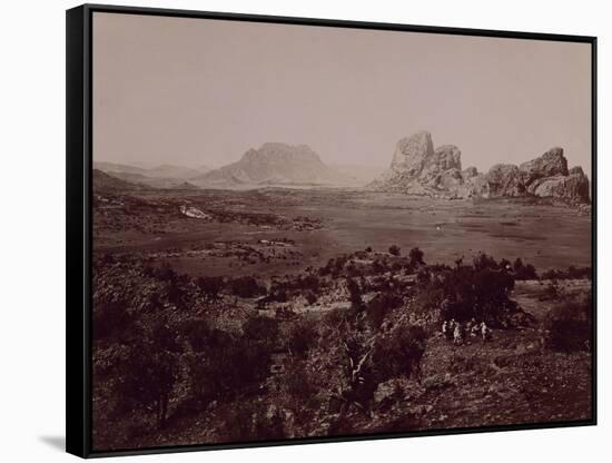 Senafe Basin Viewed from Summit of Amba Algi-null-Framed Stretched Canvas