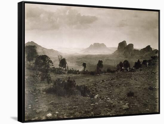 Senafe Valley Where Captain Ciccodicola Attacked Ras Mangasha in 1887-null-Framed Stretched Canvas