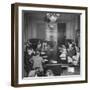 Senate Banking and Currency Committee Holding Hearings Regarding the Bretton Woods Agreements-null-Framed Photographic Print