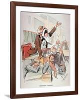 Senate Cartoon,Free Silver-Louis Dalrymple-Framed Giclee Print