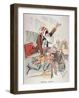 Senate Cartoon,Free Silver-Louis Dalrymple-Framed Giclee Print