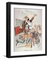 Senate Cartoon,Free Silver-Louis Dalrymple-Framed Giclee Print