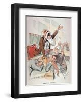 Senate Cartoon,Free Silver-Louis Dalrymple-Framed Giclee Print