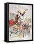 Senate Cartoon,Free Silver-Louis Dalrymple-Framed Stretched Canvas