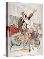Senate Cartoon,Free Silver-Louis Dalrymple-Stretched Canvas