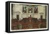 Senate Chamber, State Capitol, Madison, Wisconsin-null-Framed Stretched Canvas